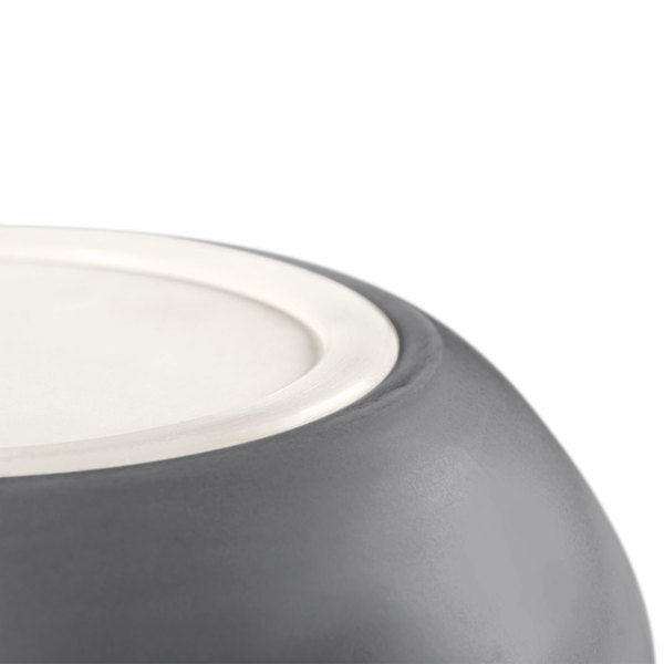 Keramik mad/vandskål (grå) - Luxvuf.dk