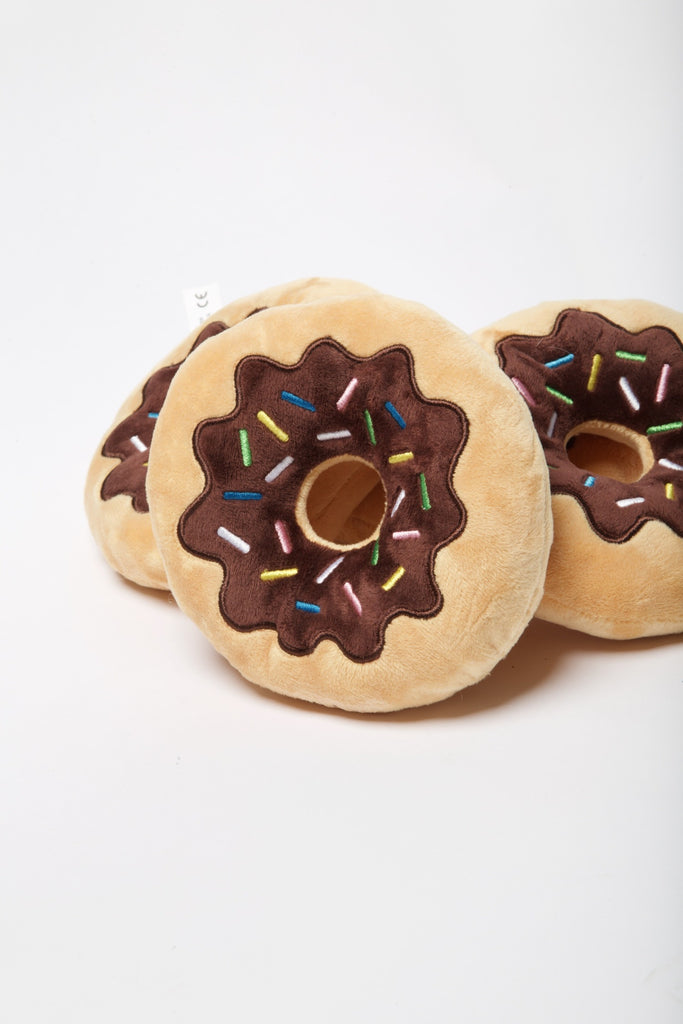 donut hundelegetøj donuts glasur stof