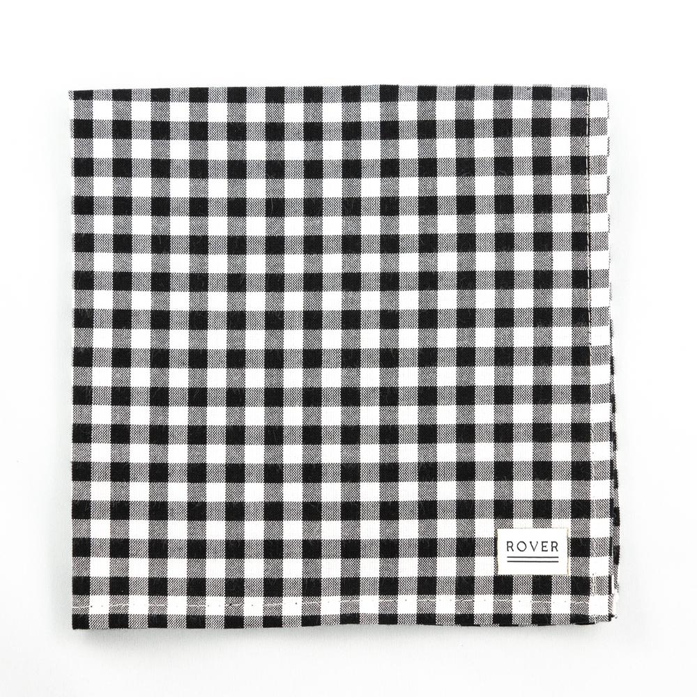 Bandana 'Nantucket' små sort/hvide tern - Luxvuf.dk